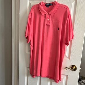 Polo by Ralph Lauren Men's Coral Polo Shirt